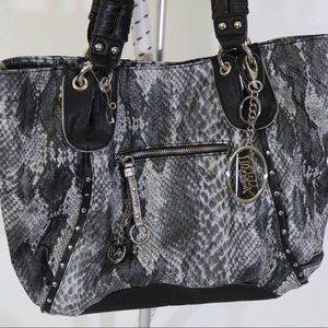 Snakeskin style bag